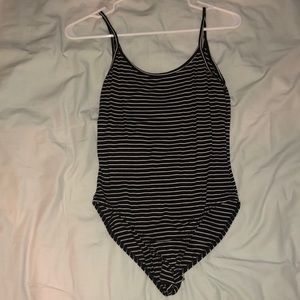 NWT black/white body suit